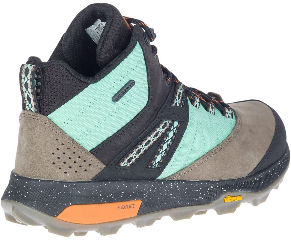 Merrell Boots Multicolor - Zion Mid Waterproof X Unlikely Hikers Wide Width - Womens 23TCQPVEK